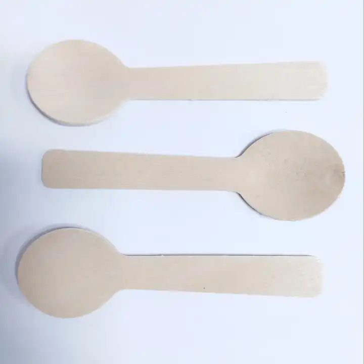 95mm wooden round spoon
